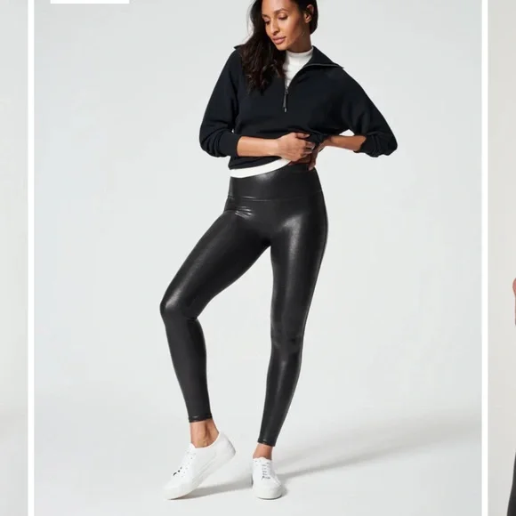 Spanx faux leather leggings - Picture 1 of 3